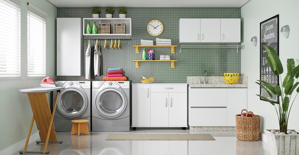 como organizar lavanderia