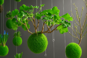 aprenda fazer kokedamas para decorar sua casa