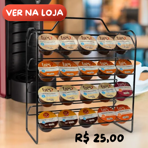 organizador de capsulas de cafe mercado livre